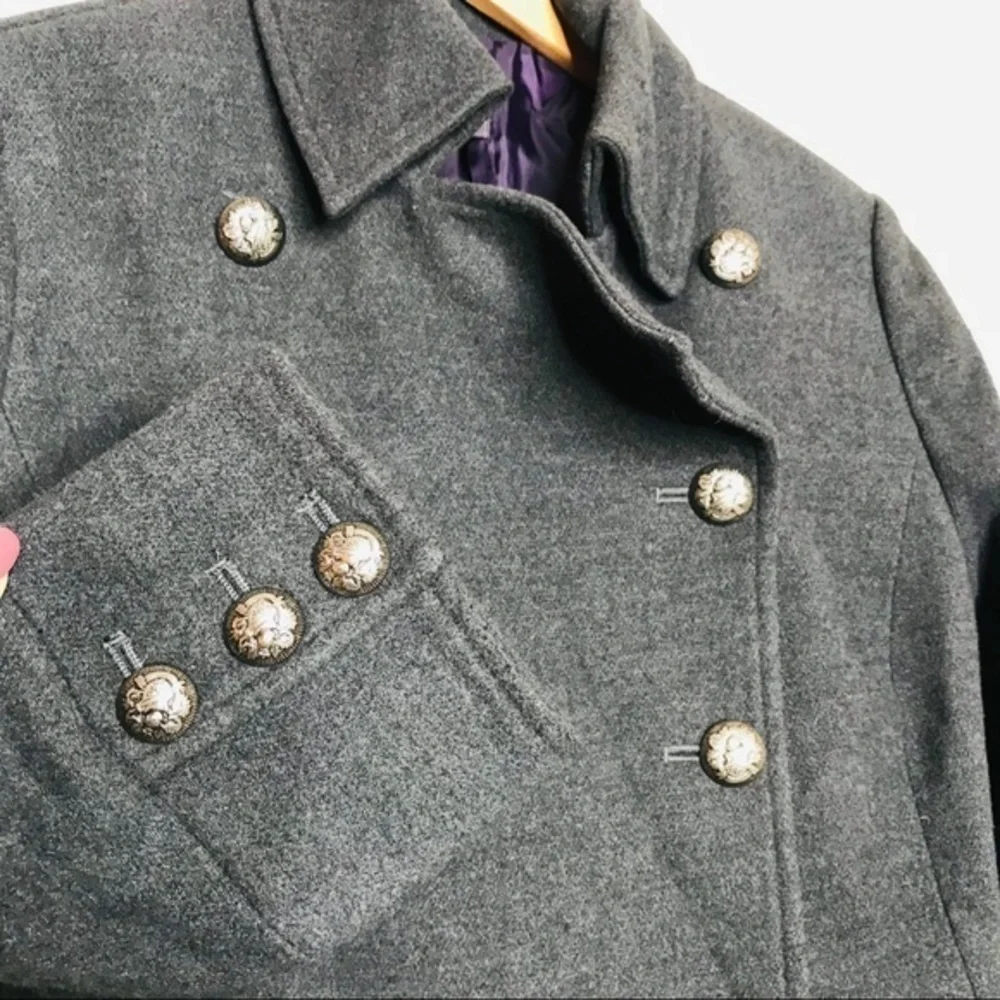 Forever 21 Charcoal Military Style Women’s Jacket